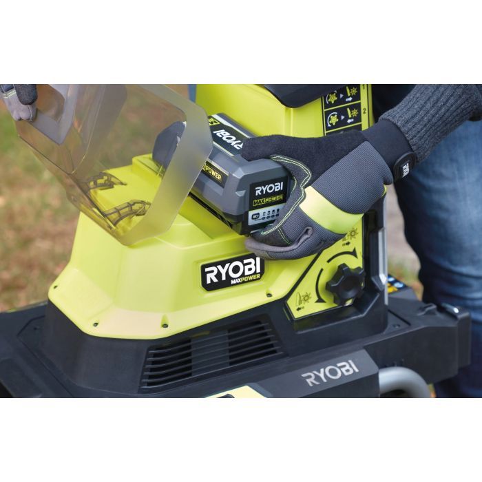 Садовий подрібнювач Ryobi Max Power RY36SHX40-0 36В, 40мм, 55л, фреза низькошумний (без АКБ та ЗУ) (5133005451) зображення 7