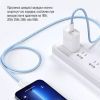 Дата кабель USB-C to USB-C 1.0m 60W 3.0А blue ColorWay (CW-CBPDCC061-BL) зображення 9