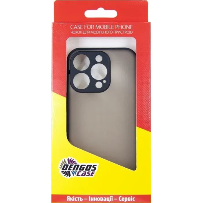 Чехол для мобильного телефона Dengos Matte iPhone 16 Pro Max (black) (DG-TPU-MATT-151) изображение 5