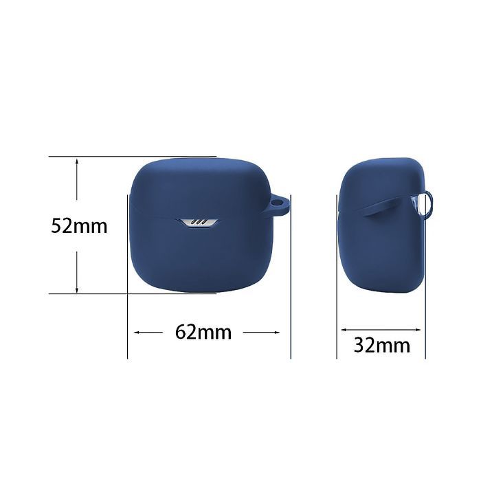 Чохол для навушників BeCover Silicon для JBL Tune Flex TWS Deep Blue (710185) зображення 2