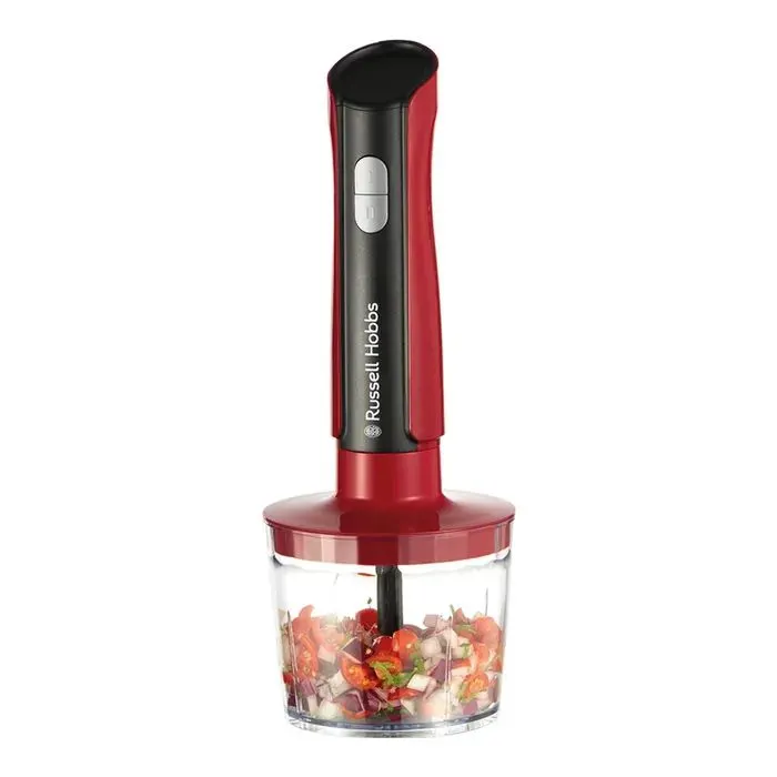 Блендер Russell Hobbs Hobbs заглибний Desire Red, 500Вт, чаша-500мл, вінчик, міні-подріб. (27140-56) изображение 2