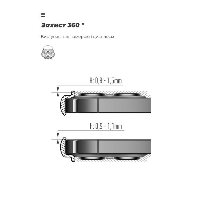 Чехол для мобильного телефона Armorstandart ICON Samsung S25 Plus Camera cover Lavender (ARM81579) изображение 5