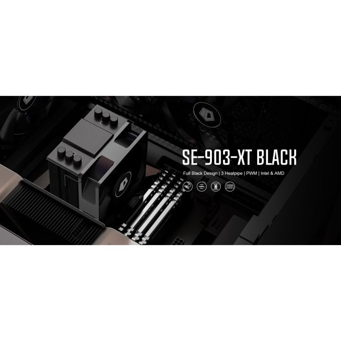 Кулер для процессора ID-Cooling SE-903-XT Black изображение 9