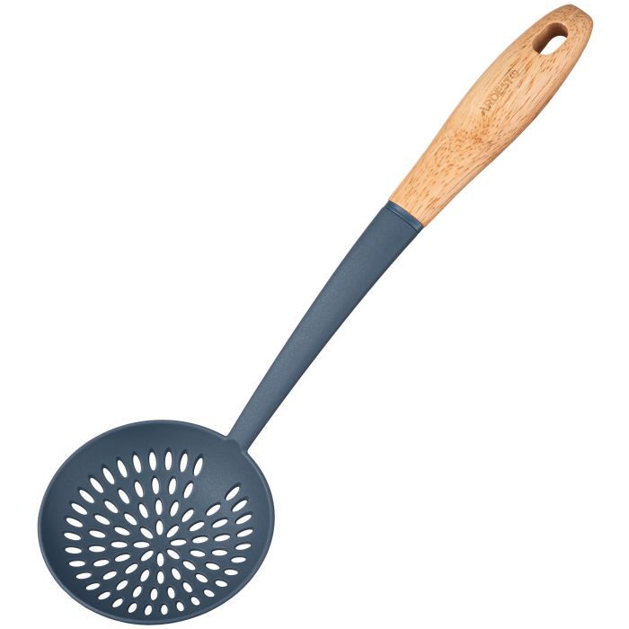 Шумовка Ardesto Midori, 34.5см, нейлон, дерево, синій (AR2122PG) изображение 3
