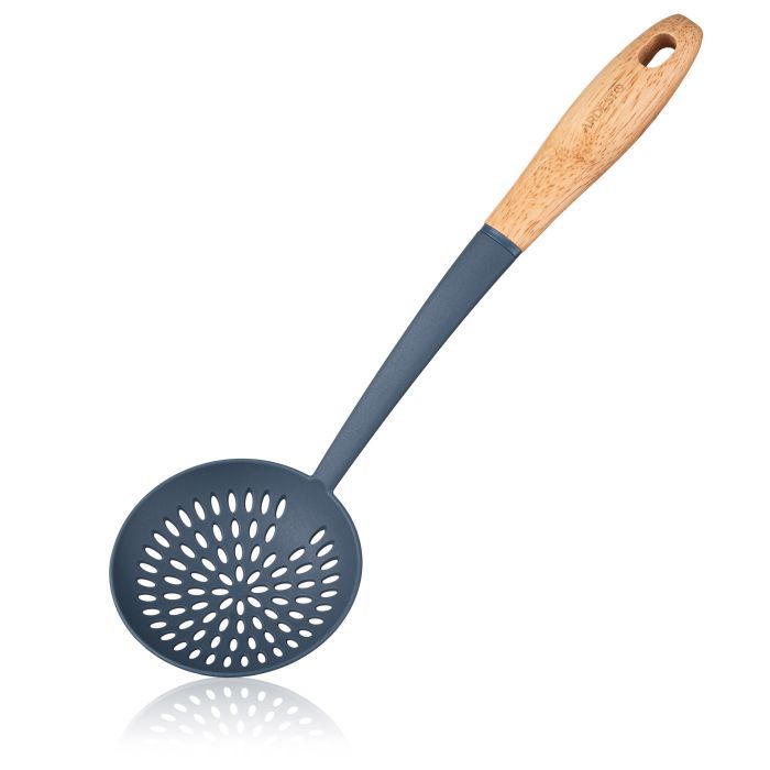 Шумовка Ardesto Midori, 34.5см, нейлон, дерево, синій (AR2122PG) изображение 4