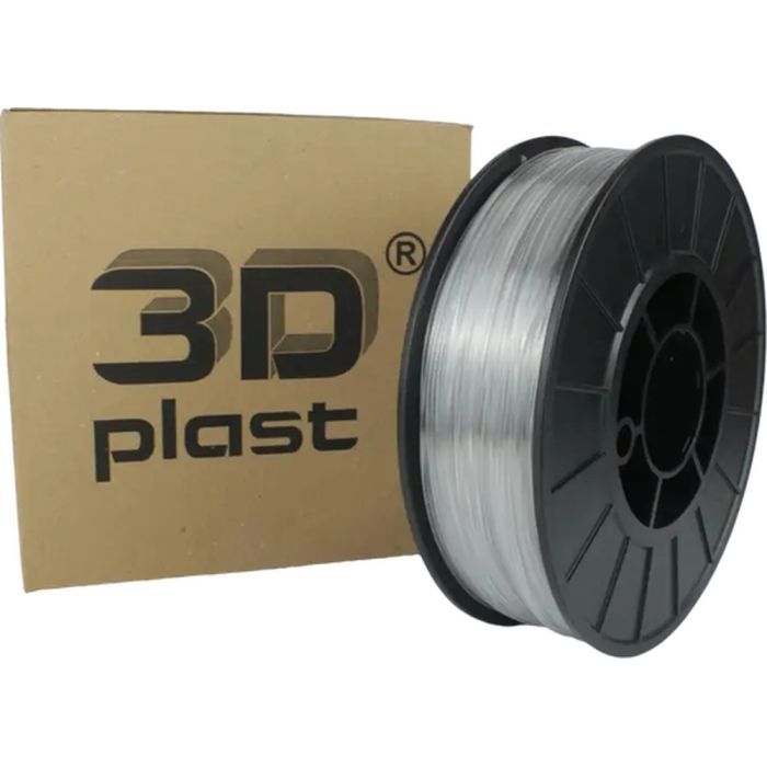 Пластик для 3D-принтера 3Dplast PETG 1.75мм, 0.85кг, transparent blue (3DPTG17508CBL)