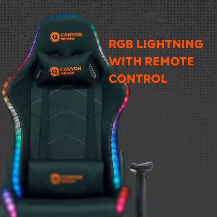 Кресло игровое Canyon Irida RGBCH03 RGB Black (CNS-RGBCH03) изображение 10