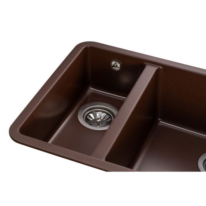 Мойка кухонная GRANADO Under top DOUBLE marron (gr3406) изображение 3