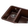 Мойка кухонная GRANADO Under top DOUBLE marron (gr3406) изображение 3