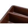 Мойка кухонная GRANADO Under top DOUBLE marron (gr3406) изображение 4