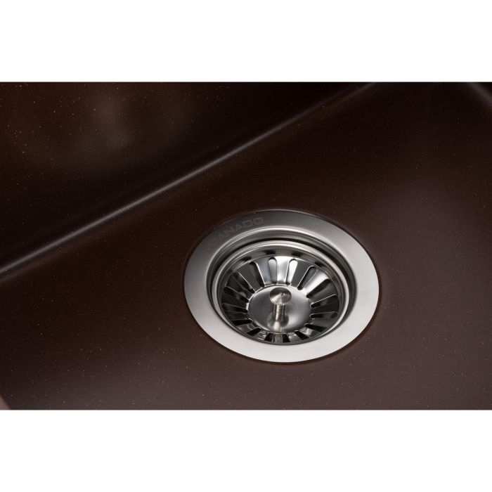 Мойка кухонная GRANADO Under top DOUBLE marron (gr3406) изображение 5