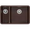 Мойка кухонная GRANADO Under top DOUBLE marron (gr3406)