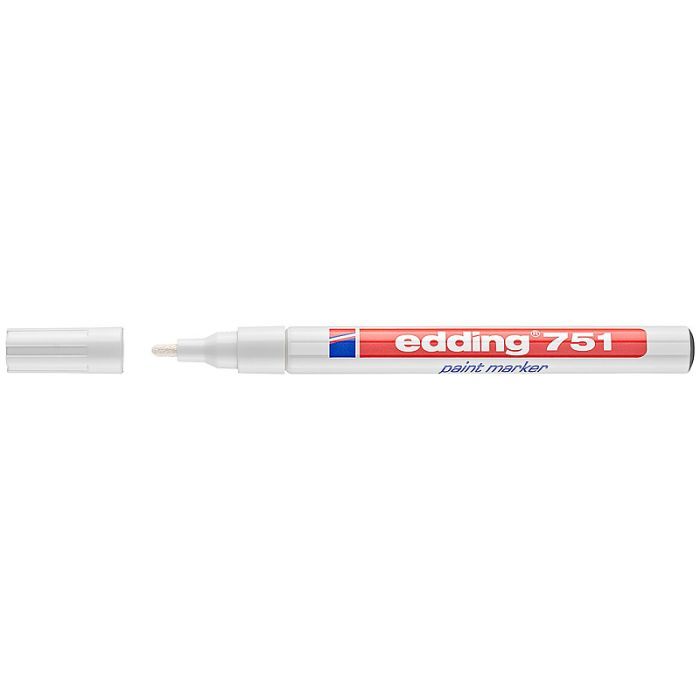 Маркер Edding Paint 1-2 мм круглый черный (e-751/01)