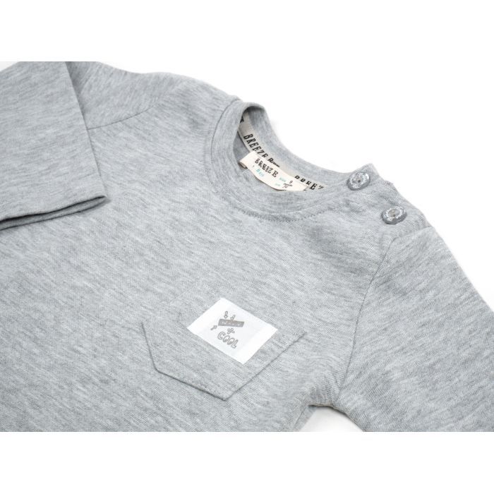 Кофта дитяча Breeze з кишенькою (20826-74B-gray) зображення 3