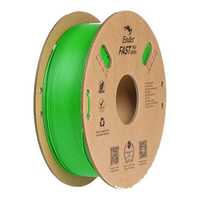 Пластик для 3D-принтера Creality PLA Fast, Ender, 1.75мм, green, 1кг (3301010429)