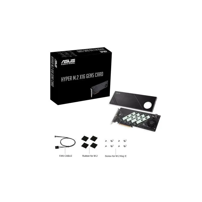 Плата расширения ASUS Hyper M.2 X16 PCIe 5.0 Expansion Card GEN 5 (90MC0CY0-M0EAY0) изображение 2