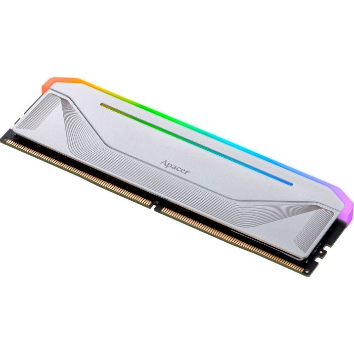 Модуль памяти для компьютера DDR5 32GB (2x16GB) 5200 MHz NOX RGB Silver Apacer (AH5U32G52C522NWAA-2) изображение 2