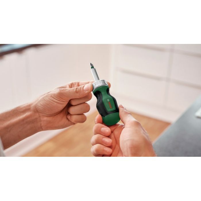 Набор отверток Bosch с трещоткой 6 насадок (1.600.A02.7PN) изображение 2