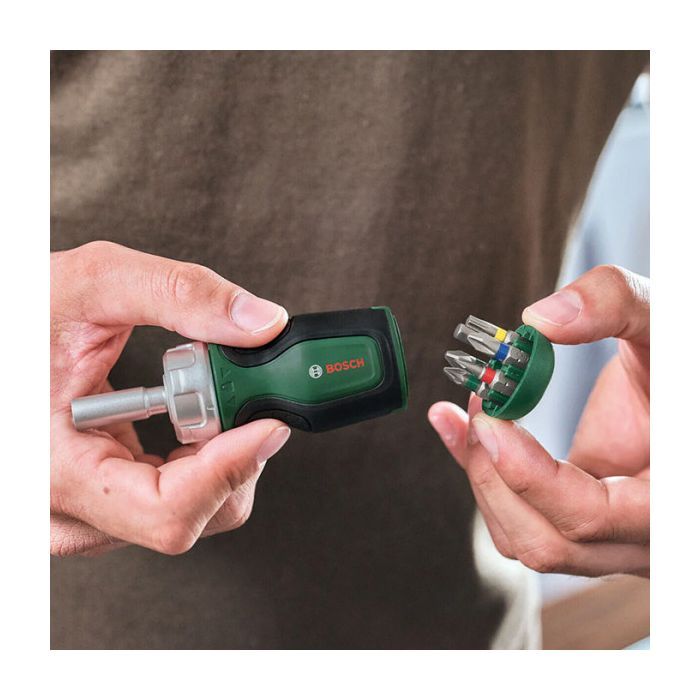 Набор отверток Bosch с трещоткой 6 насадок (1.600.A02.7PN) изображение 5