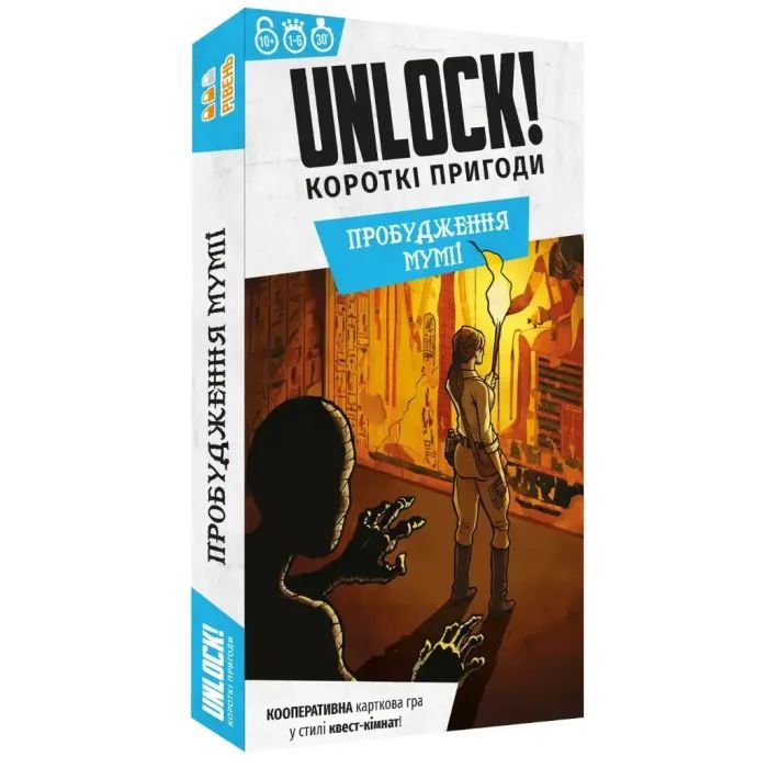 Настольная игра Lord of Boards Unlock! Короткие приключения. Пробуждение мумии (укр) (LOB2349UA)