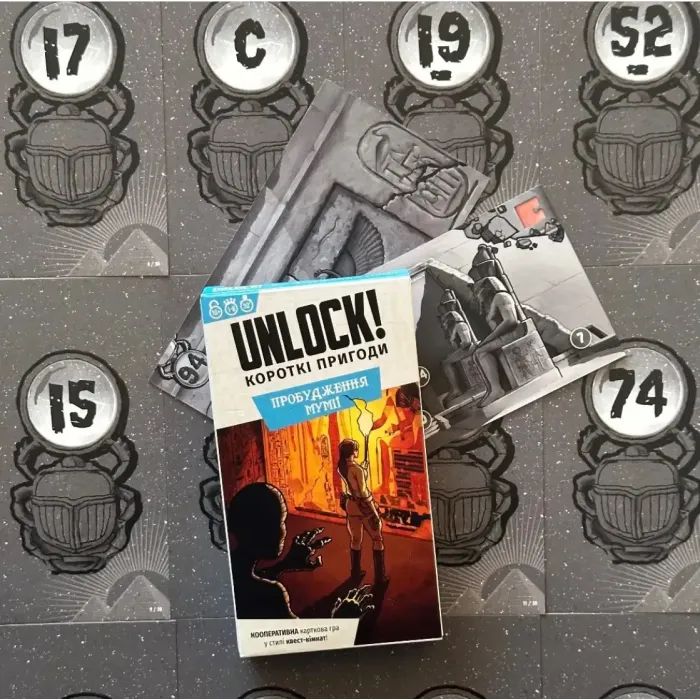 Настольная игра Lord of Boards Unlock! Короткие приключения. Пробуждение мумии (укр) (LOB2349UA) изображение 2
