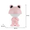 Нічник Kite Світильник LED з акумулятором Dreamy Froggy, рожевий (K25-315-3-2) зображення 6