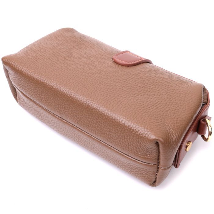 Сумка Vintage Из натуральной кожи Коричневая (22425) изображение 5