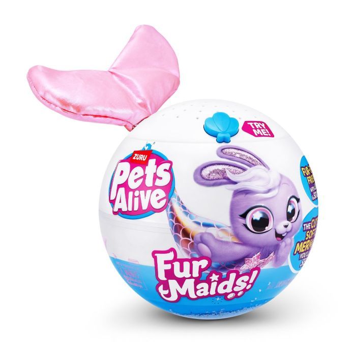Интерактивная игрушка Pets & Robo Alive серии Furmaids - Котенок Пурл (9555A)