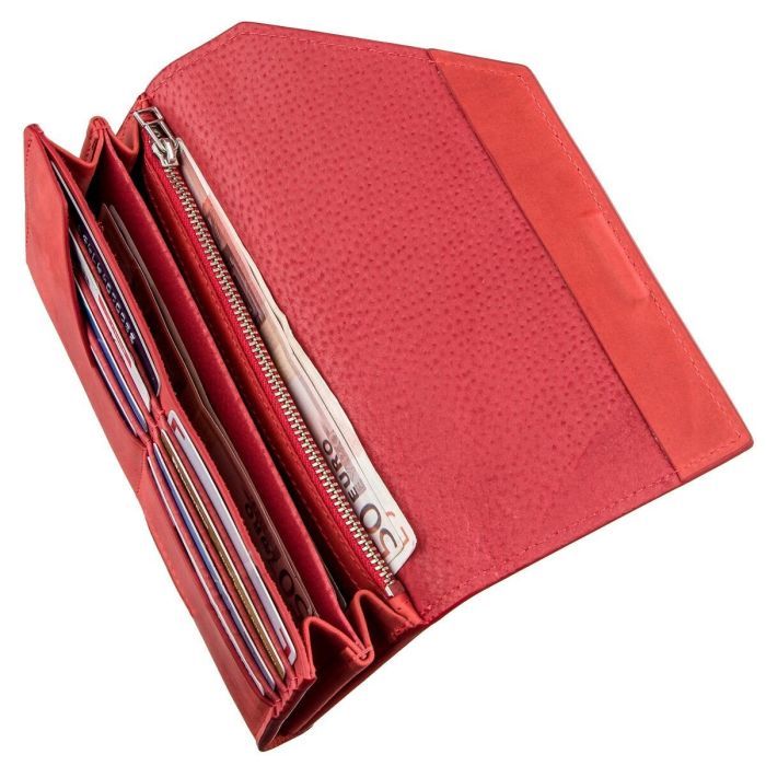 Кошелек Grande Pelle Из итальянской кожи Красный (11216) изображение 6