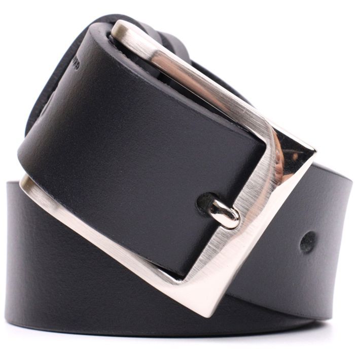 Ремінь Grande Pelle Брючний з натуральної шкіри Чорний (11674) зображення 7