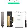 Контроллер Ugreen PCI-E 3.0 for SSD M.2 (NVMe) x4 CM302 (70503) изображение 12