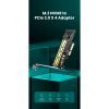 Контроллер Ugreen PCI-E 3.0 for SSD M.2 (NVMe) x4 CM302 (70503) изображение 2