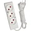 Мережевий подовжувач TECCO 1.5m white (8681277843556)