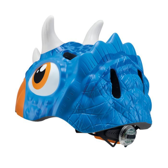 Шлем Globber Fantasy Трицератопс S/M, с фонариком (605-100) изображение 7