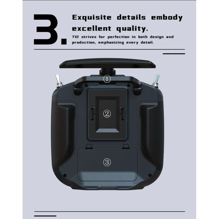 Пульт управления для дрона Jumper T12 MAXHALL ELRS2.4G (C10120) изображение 8