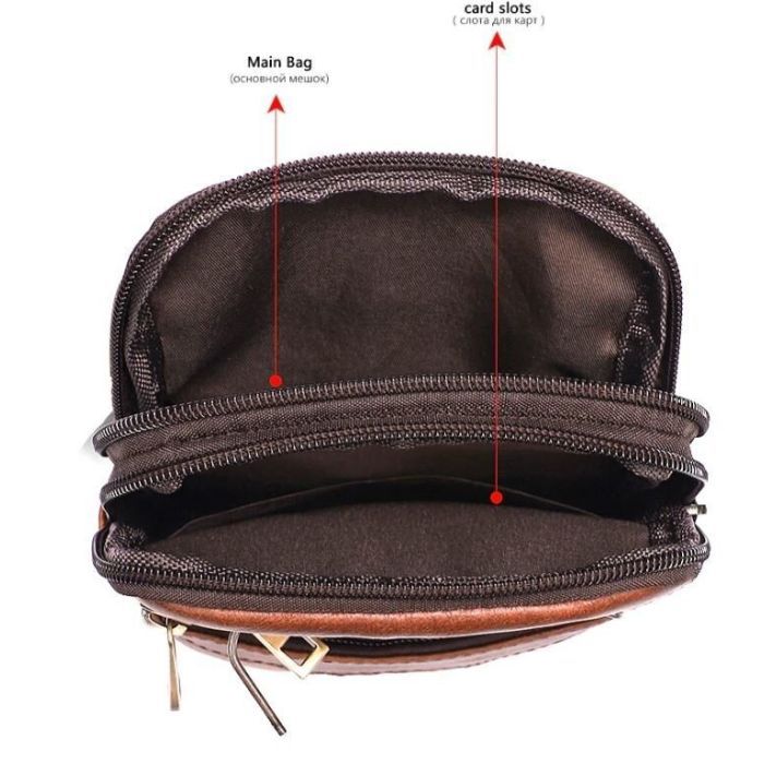 Сумка Vintage Коричневая (14724) изображение 6