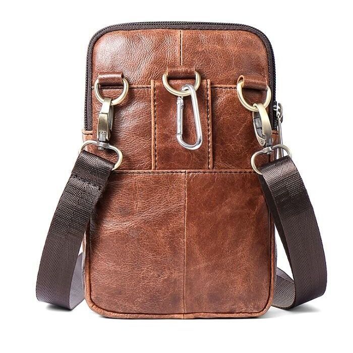 Сумка Vintage Коричневая (14724) изображение 8