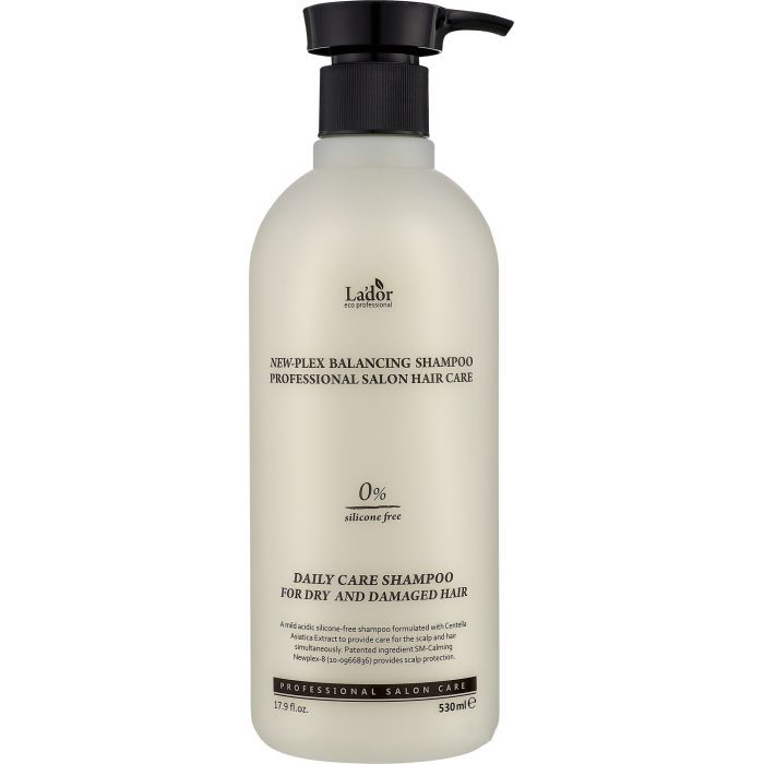 Шампунь La'dor New-Plex Balancing Shampoo Бессиликоновый Успокаивающий 530 мл (8809982980056)