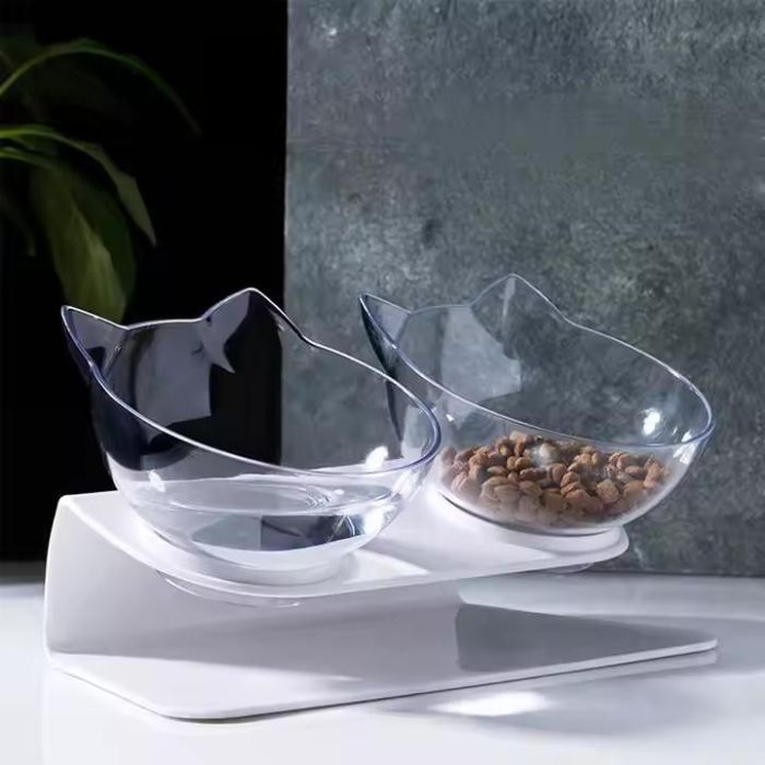 Посуда для кошек Lapka Двойная миска (WF060) изображение 10