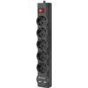 Сетевой фильтр питания Defender DFS 751, 1.8m, 5роз., 2xUSB (99751) изображение 2
