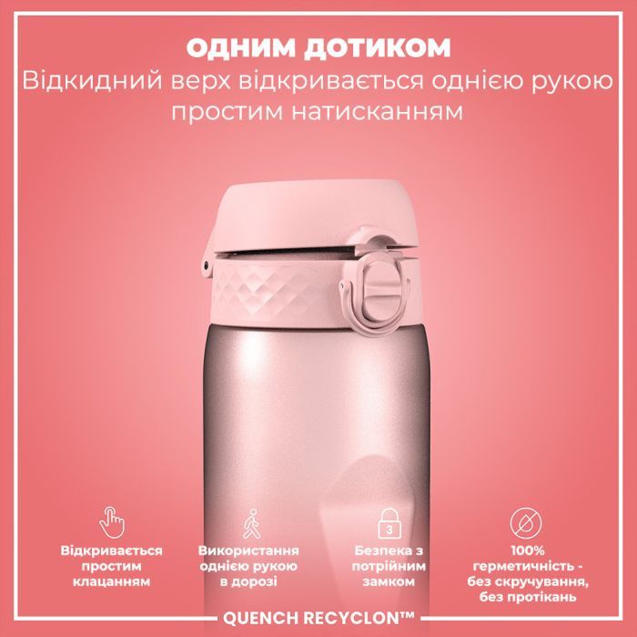Бутылка для воды ION8 OneTouch Times To Drink 1000 мл BPA Free, Camo (I8RF1000PICAMO) изображение 2