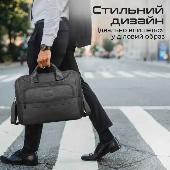 Сумка для ноутбука Promate 15.6" Paramount-MB Black (paramount-mb) изображение 4