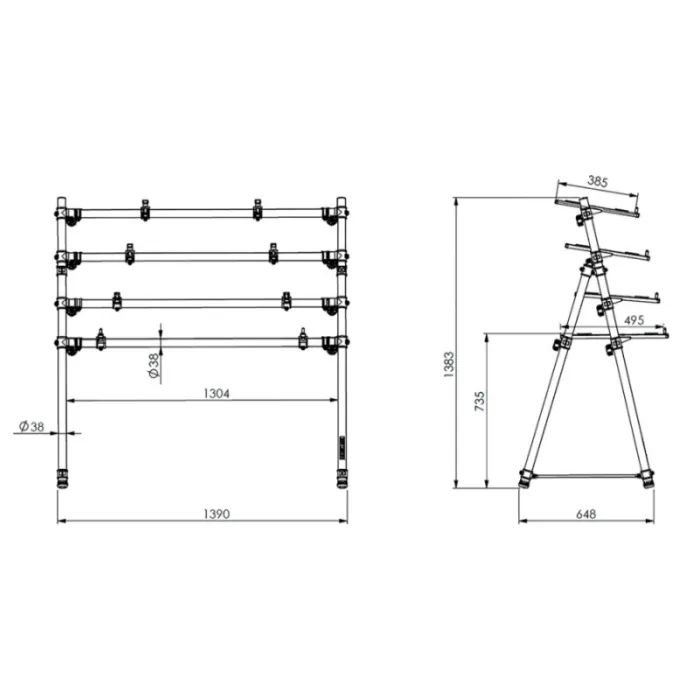 Стойка для клавишных Quik Lok MKS4 (234280) изображение 8