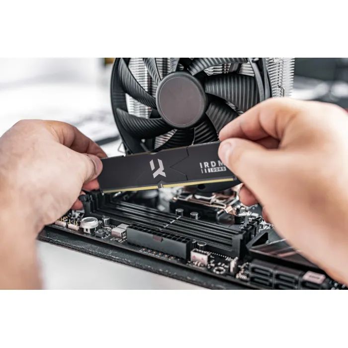 Модуль памяти для компьютера DDR5 32GB (2x16GB) 6000 MHz IRDM Black Goodram (IR-6000D564L36S/32GDC) изображение 8