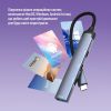Концентратор ColorWay USB-C 4-in-1 USB-C2.0х3/USB3.0 (CW-HUB07) изображение 11