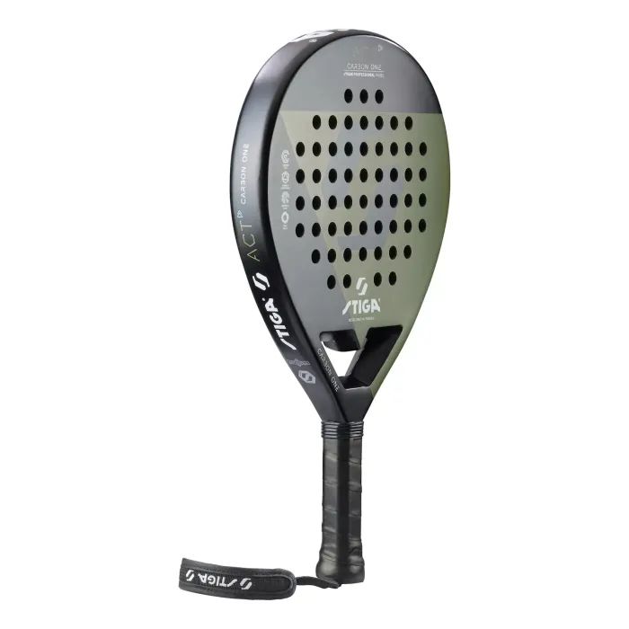 Ракетка для падел тенниса Stiga Racket ACT Black/Olive Green (2202-0919-01) (931518) изображение 2