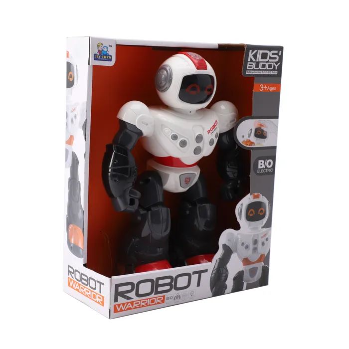 Інтерактивна іграшка ROBOT робот зі зброєю і щитом, зі звуковими, світловими ефектами та записом голосу (3858894673865) зображення 2