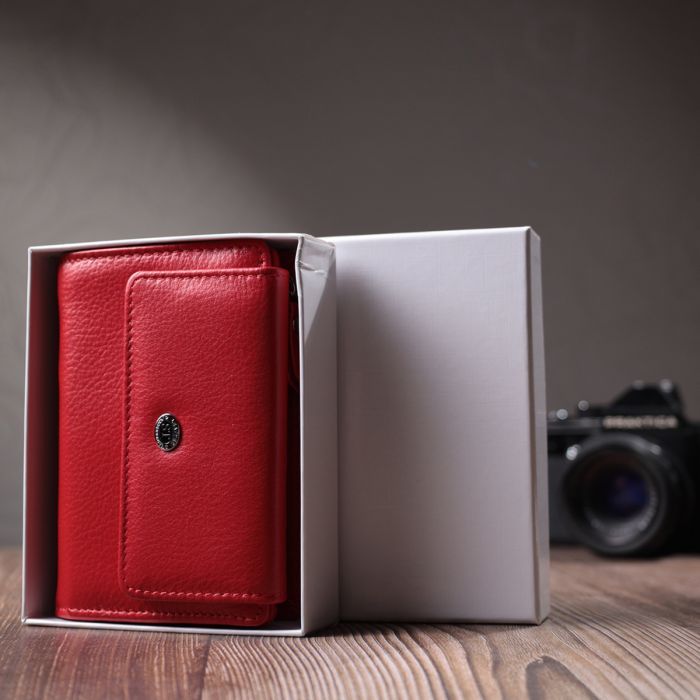 Кошелек ST Leather Из натуральной кожи Красный (22739) изображение 11