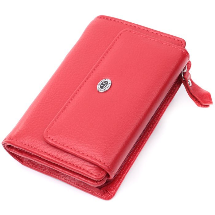 Кошелек ST Leather Из натуральной кожи Красный (22739)
