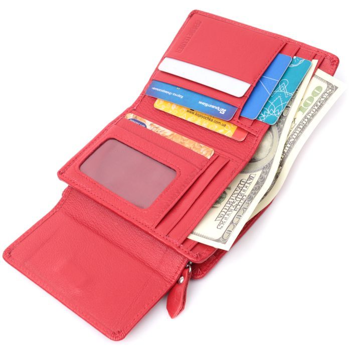 Кошелек ST Leather Из натуральной кожи Красный (22739) изображение 7